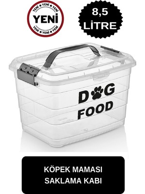 Deembro 3,5 kg Köpek Mama Saklama Kabı Mama Saklama Kabı Köpek Maması Saklama Kabı Mama Saklama Kutusu
