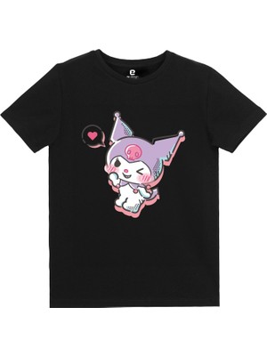 EZ Design Kuromi Baskılı Tshirt