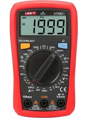 Uni-T UT33D+ Multimetre