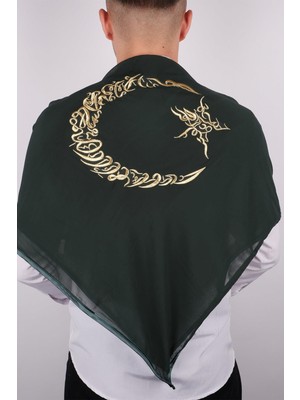 Hayalperest Boncuk Ay Yıldız Gold Nakışlı Biyeli Damat Örtüsü