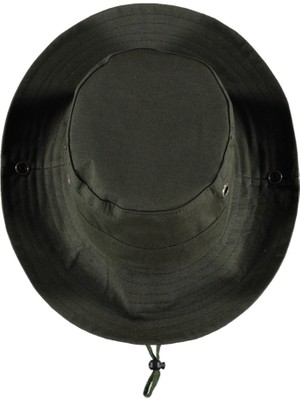 OEM Haki Çıtçıtlı Kovboy Fötr