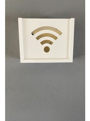 Maya Style Wifi-Modem Kutusu Saklama Duvar Düzenleyici Mdf Uzunluk (22CM) Genişlik (28CM) Derinlik (12CM)