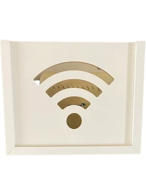 BirbeyStore Style Wifi-Modem Kutusu Saklama Duvar Düzenleyici Mdf Uzunluk (22CM) Genişlik (28CM) Derinlik (12CM)