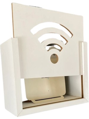 BirbeyStore Style Wifi-Modem Kutusu Saklama Duvar Düzenleyici Mdf Uzunluk (22CM) Genişlik (28CM) Derinlik (12CM)