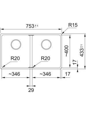 Franke Mrg 120-35-35 Bianco Tezgahaltı Evye