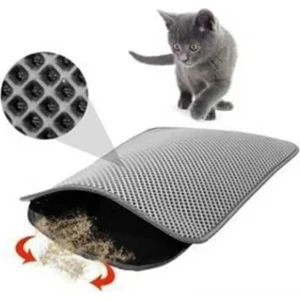 Elekli Kedi Tuvalet Önü Paspası 60 x 45 cm