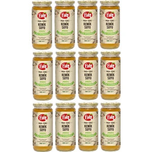 Paça + İlikli Kemik Suyu Jöle Kıvamında Sebzeli 12 x 480 ML