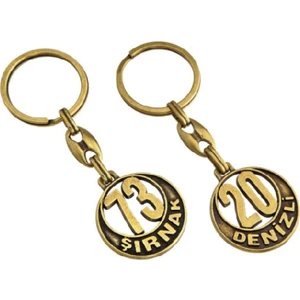 Gross AVM Metal Şehir Il Plaka Anahtarlık - 44 Malatya