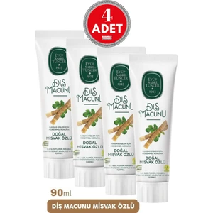 Eyüp Sabri Tuncer Doğal Misvak Özlü Diş Macunu 90 ml 4 Adet