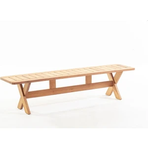Focus 200X45 Iroko Ahşap Bank Mutfak Salon Bank Ağaç Sandalye