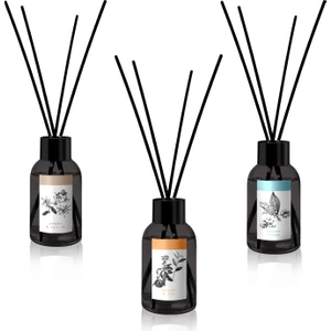 Bambu Çubuklu Oda Kokusu Amber ve Vanilya Ferahlığı ile Peach Tea ,cotton Flower X3 100 ml