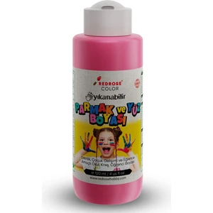 Red Rose Color Pembe Parmak Boyası 120 ml Yıkanabilir En 71