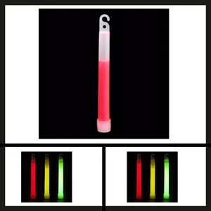 Uyguna-Yakala Kırmızı Renk 15 cm (Glow Stick) Argeus 6" Kimyasal Işık ÇUBUĞU-MLZ.249