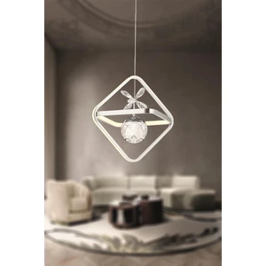 Eray Aydınlatma 5025-1 Kr LED Krom Avize(Beyaz Işık -Sarı Işık - Gün Işığı)