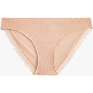 Pamuklu Brief Külot Dantelli Normal Bel