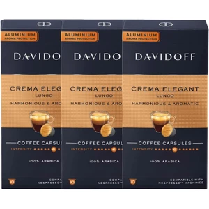 Crema Elegant Lungo Harmonıous & Aromatıc Aluminium Kapsül Kahve 3X10