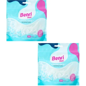 Dent Kürdanlı Diş İpi 120'li 2'li Set