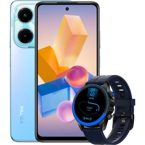 Hot 40i 8 GB Ram + 8 GB Sanal Ram 256 GB Cep Telefonu (Infinix XW2 Akıllı Saat Hediyeli) Mavi