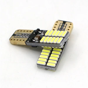 Auto Ampulance 5 Adet T10 LED Beyaz 12V Park LED Plaka Tavan LED Ampul 24 LED