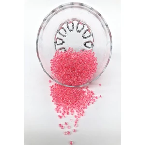 Şeffaf Pembe Kum Boncuk 3 mm