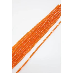 Turuncu Kristal Boncuk 6 Mm