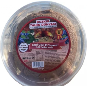 Kalaycıoğlu Bozkır Tahin Dünyası El Yapımı Eski Usül Üzüm Pekmezli Helva 450 Gr.