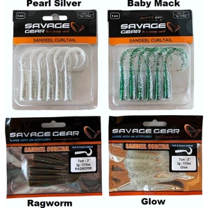 Savage Gear Lb Sandeel Curltail Silikon Yem 7cm 2gr 6 Adet İğnesiz