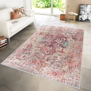 Eliana Home Dijital Baskı Yıkanabilir Kaymaz Taban Salon Halısı ve Yolluk LNA1105