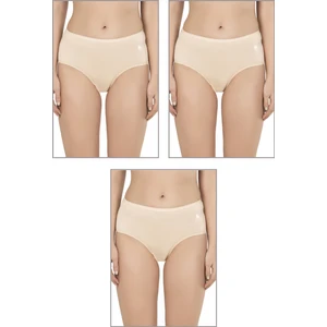 Özkan Underwear Özkan 23922 3'lü Paket Kadın Pamuklu Modal Esnek Yumuşak Yüksek Bel Bato Külot