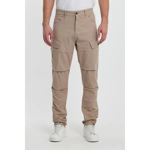 Erkek Günlük Rahat Kesim Moda Kargo Cepli Pantolon Taş