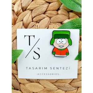Tasarım Sentezi Rozet Metal Broş Yaka Okul Çantası Kıyafet Şapka Takı Aksesuar Soutkyle Broflovsk South Park