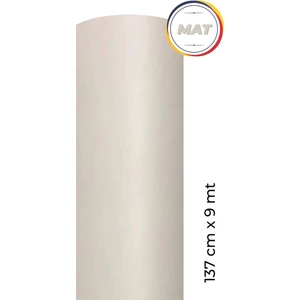 Mat Beyaz Yapışkanlı Folyo 137 cm x 9 mt