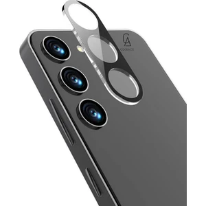 Samsung Galaxy S24 Plus Uyumlu Kamera Lens Koruyucu Tam Kaplayan Kavisli Kamera Lens Koruyucu