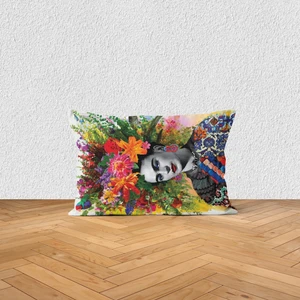 The Lucid Lab Floral Frida Çift Taraflı Yastık Kılıfı - 2 Adet