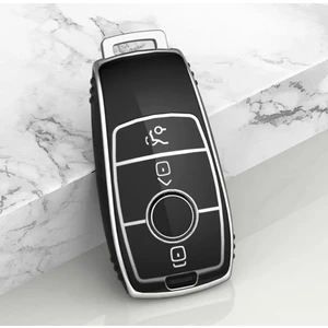 Yıldız Tuning Mercedes Benz W213 Anahtar Kılıfı Siyah Gümüş Renk