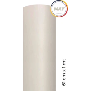 Mat Beyaz Yapışkanlı Folyo 61 cm x 1 mt