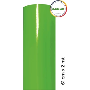 Parlak Yeşil Yapışkanlı Folyo  61 cm  x 2 mt