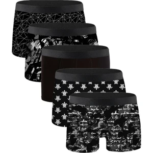 Erkek Boxer 5'li Paketler %95 Pamuk - Premium Collection