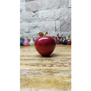 Marble Center Mermer Elma Biblo Süs Eşyası 4-5cm