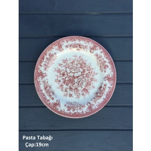 6 Kişilik Porselen 19 cm Pasta Tatlı Tabağı Tabak Seti Rosabella
