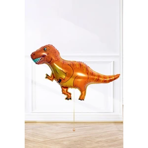 Turuncu T-Rex Dinozor Folyo Balon Trex Dinazor Balon 110CM