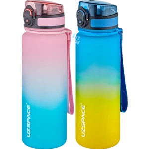 2'li Tritan Matara Seti 500 ml Çift Renk Softtouch Ff Collection Tritan Su Matarası