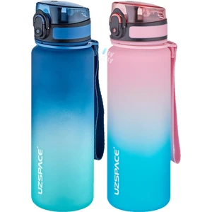 2'li Tritan Matara Seti 500 ml Çift Renk Softtouch Ff Collection Tritan Su Matarası