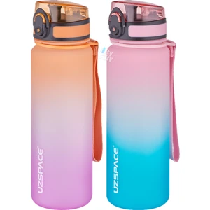 2'li Tritan Matara Seti 500 ml Çift Renk Softtouch Ff Collection Tritan Su Matarası