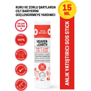 Heaven On Earth First Care Sos Stick 15 ml Doğal ve Organik Yalancı İğde Hızlı Koruma Anlık Yatıştırıcı Bakım Balmı