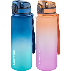 2'li Tritan Matara Seti 500 ml Çift Renk Softtouch Ff Collection Tritan Su Matarası
