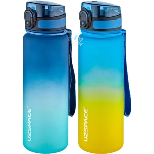 2'li Tritan Matara Seti 500 ml Çift Renk Softtouch Ff Collection Tritan Su Matarası