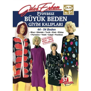 Provasız Büyük Beden Giyim Kalıpları No: 91 - Güler Erkan