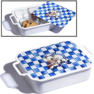 KHV-110 Melamin 4 Lü Cam Kahvaltılık Demlik