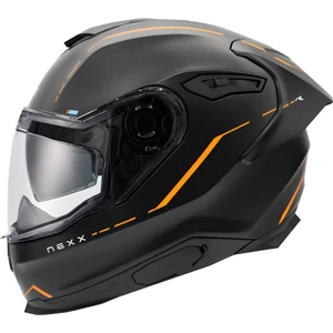 Y.100R React Mat Siyah-Turuncu Kask